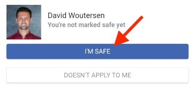 How to mark yourself safe on Facebook mobile