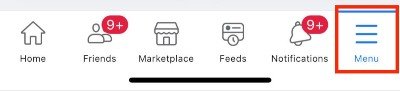 select the hamburger menu button