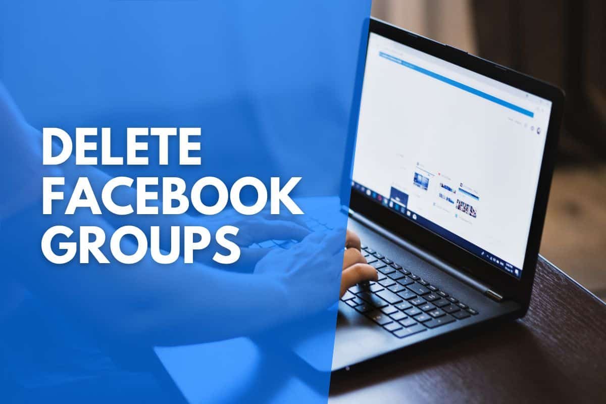 How to delete a Facebook group