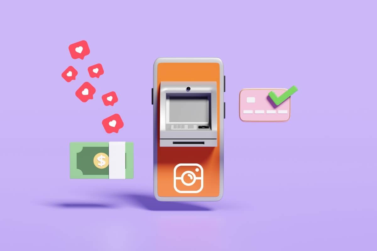 instagram atm illustration